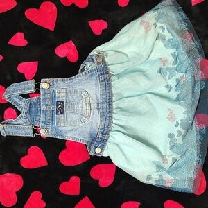 5T Girls Overall Dress Skirt Jordache